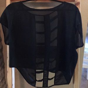 Lush hi lo blouse
